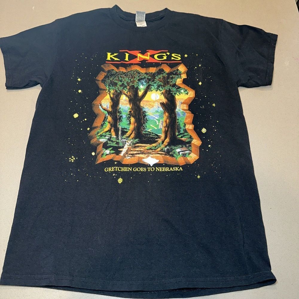 1989 KINGS-X "Gretchen Goes to Nebraska" Concert Tour M T-Shirt